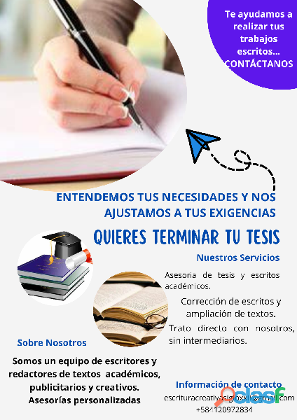 Corrección y asesoría de Tesis