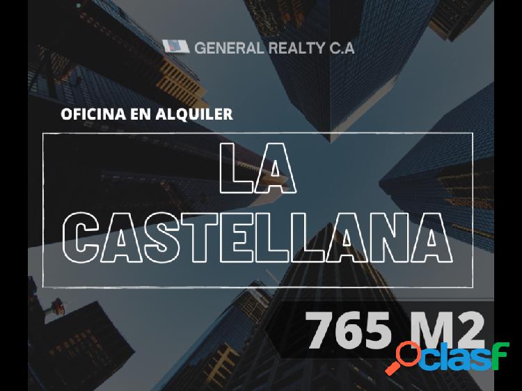 OFICINA EN ALQUILER Y VENTA - 765 m2 La Castellana