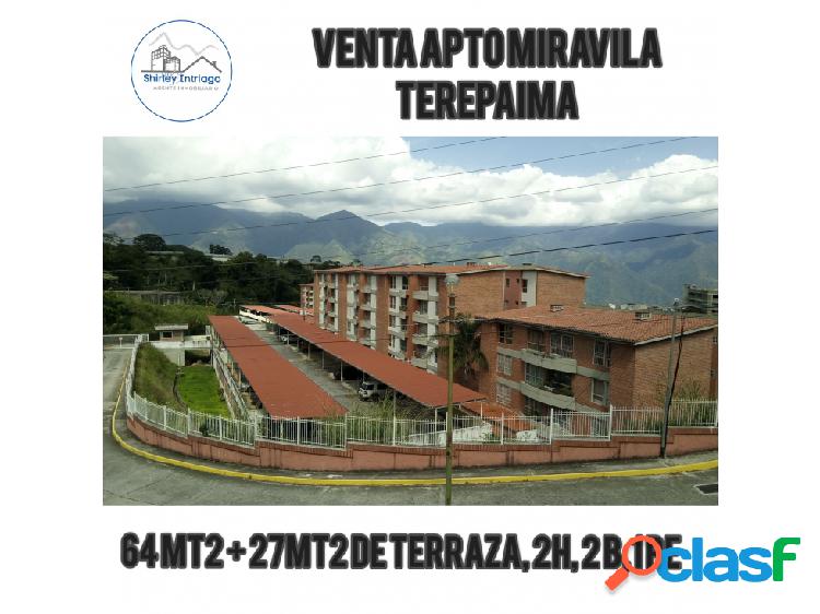 Vendo apto 64m2 +29m2 2h/2b/1p Miravila 3660