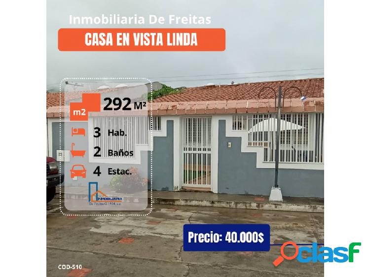 Venta de Casa en urbanización Vista Linda, Charallave.