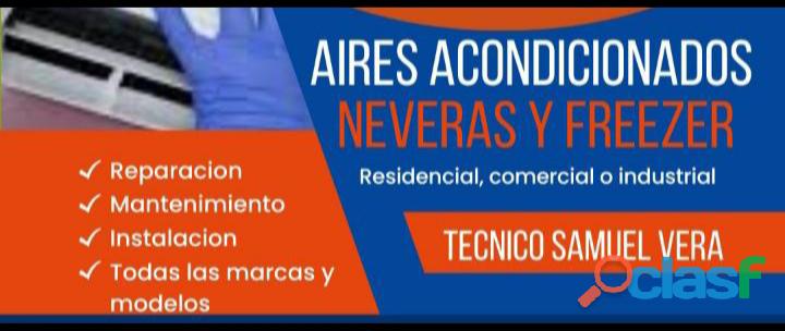 Servicio Técnico de Aires acondicionados y Refrigeración