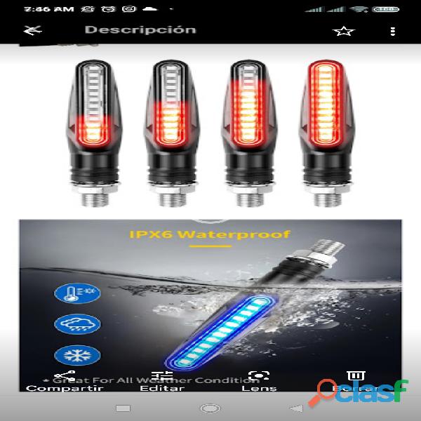 MICAS DE CRUCE LED ANTI AGUA