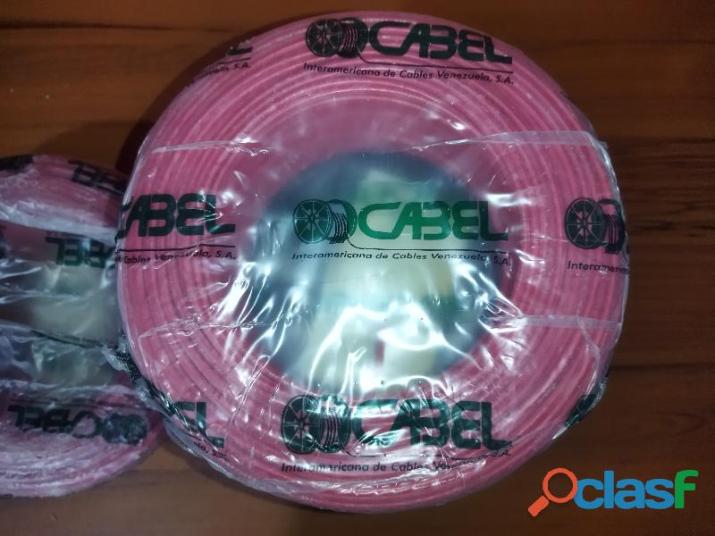 Cable Eléctrico AWG 12 Rollo 100 mts Cabel $65