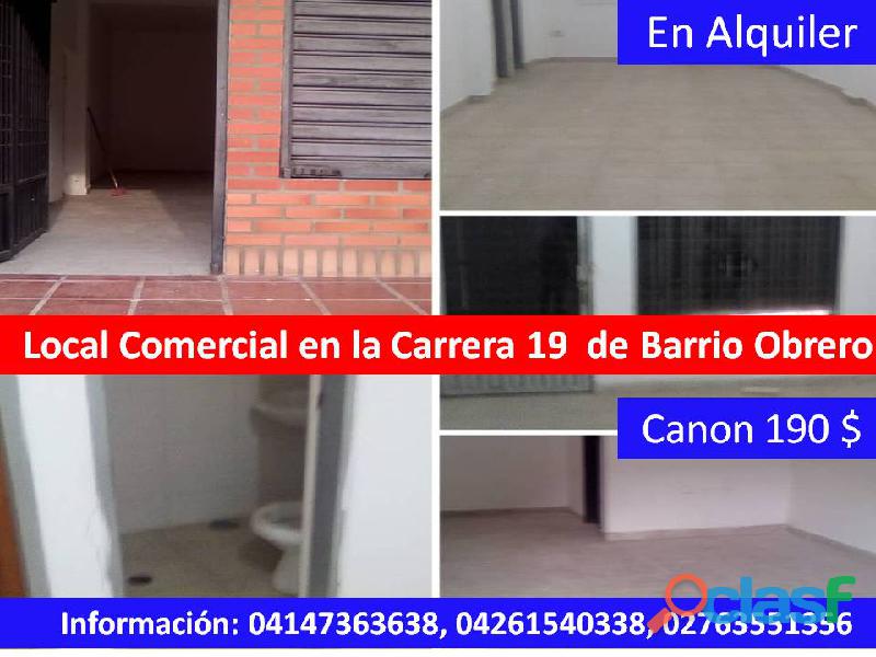 Alquiler Locales Comerciales Carrera 19 Barrio Obrero San