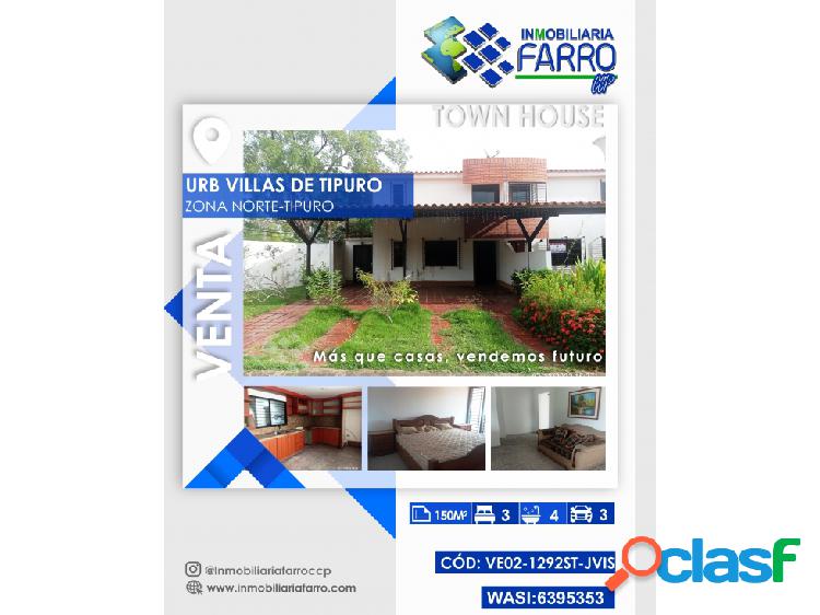 SE VENDE CASA EN VILLAS DE TIPURO VE02-1292ST-JVIS