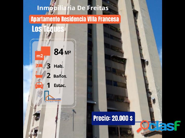 Venta de apartamento en Residencia Villa Francesa. Los