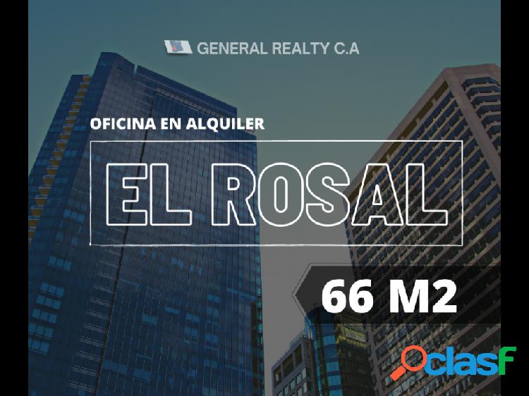 Oficina en alquiler de 66 m2 / El Rosal