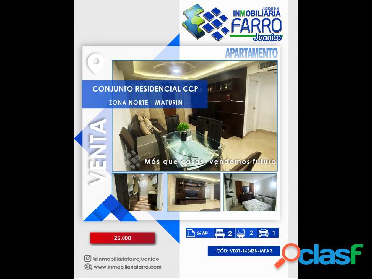 SE VENDE APTO CONJ RESD CCP TIPURO VE01-1664ZN-MFAR