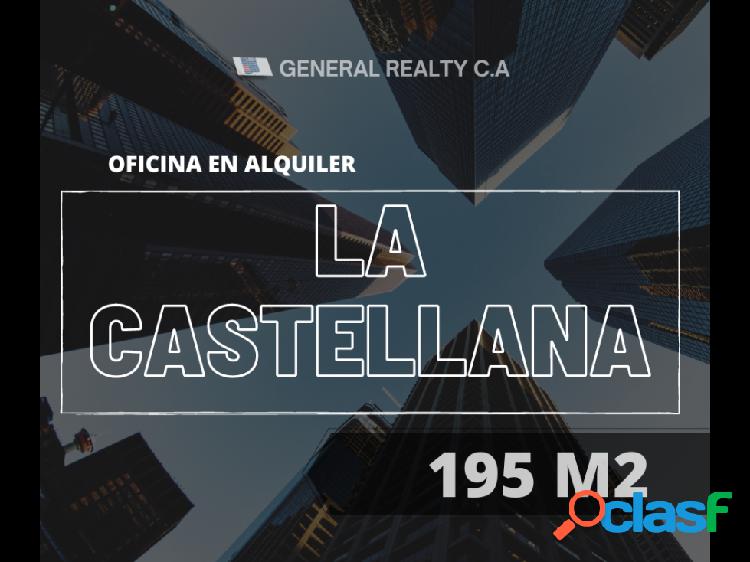 195 M2 La Castellana - Oficina en Alquiler
