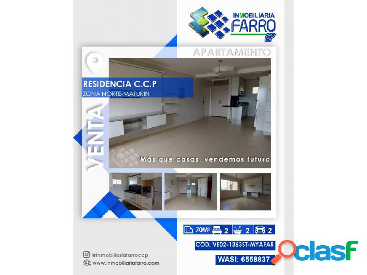 SE VENDE APARTAMENTO EN CONJ. RESID. CC PETRORIENTE