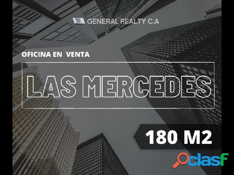OFICINA EN VENTA / LAS MERCEDES 180 M2- OBRA GRIS