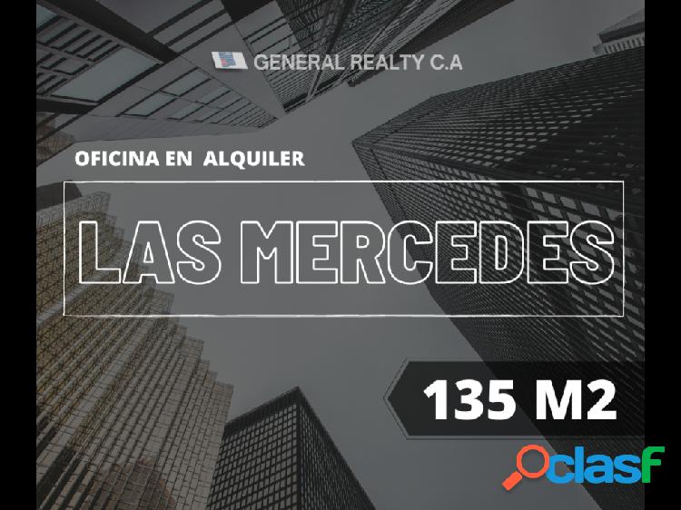 Oficina en Alquiler 135 m2 / Las Mercedes - Obra Gris