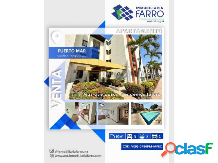 EN VENTA APARTAMENTO UBICADO EN PUERTO MAR VE03-0786PM-MPEC