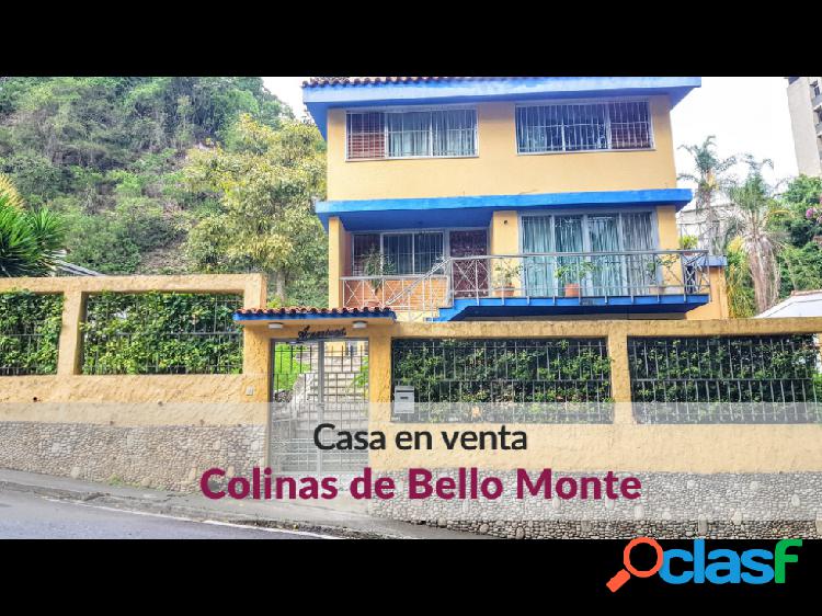 Casa en venta con jardin en Colinas de Bello Monte