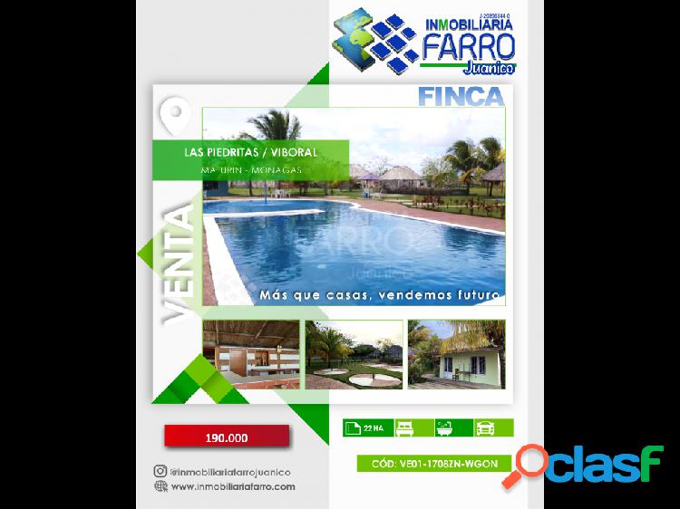 SE VENDE FINCA AGROTURISTICA VIBORAL VE01-1708ZN-WGON