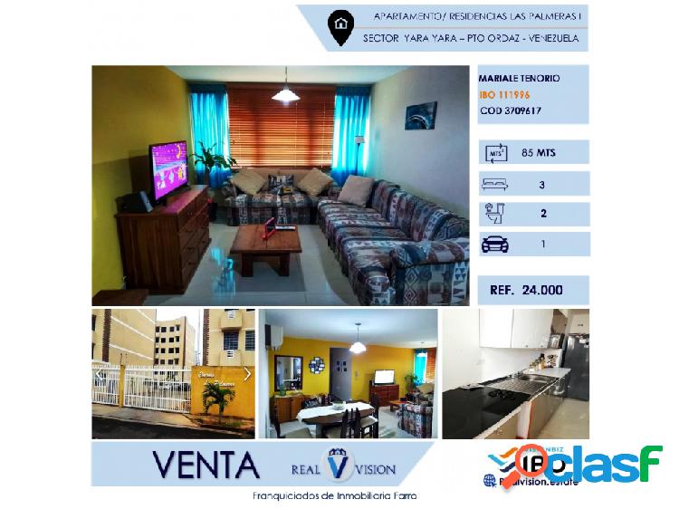 Real Vision vende apartamento en Las Palmeras (IBO 111996)