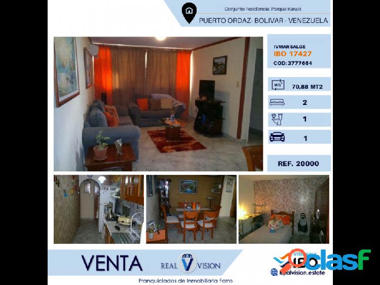 Real Vision vende apartamento en residencias Karuai (IBO