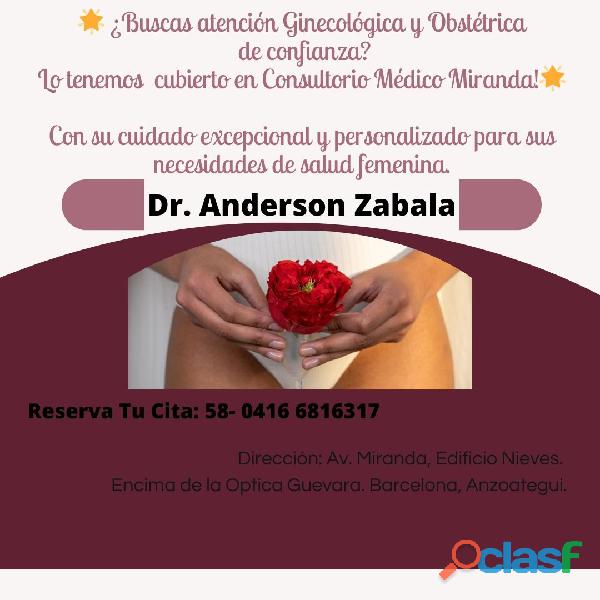 Ginecologo Obstetra en Barcelona Anderson zabala.