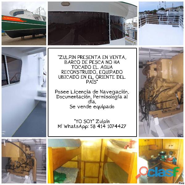 EN VENTA BARCO DE PESCA