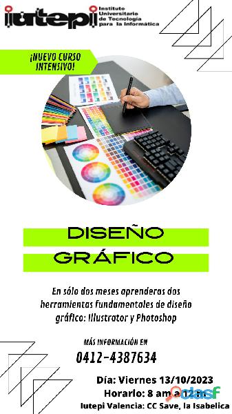 Cursos de Mantenimiento de PC, Diseño Gráfico y Excel