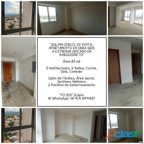 APARTAMENTO EN VENTA EN BARQUISIMETO