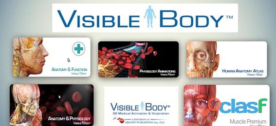 AIO Visible Body Anatomía del cuerpo humano 3D 2014