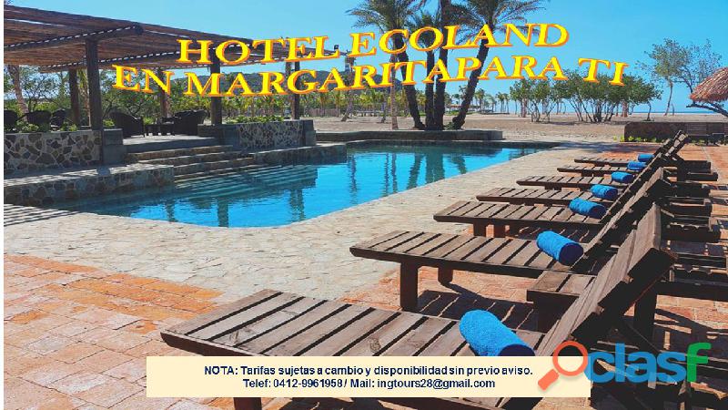 HOTEL ECOLAND EN MARGARITA CON INGTOURS