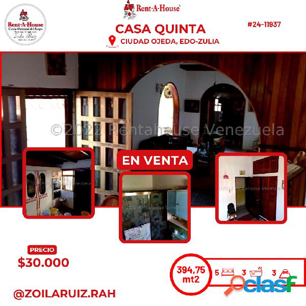 Casa quinta en venta en Ciudad Ojeda