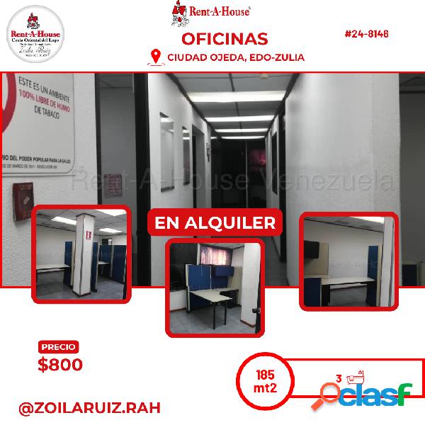 Oficinas en alquiler en Ciudad Ojeda