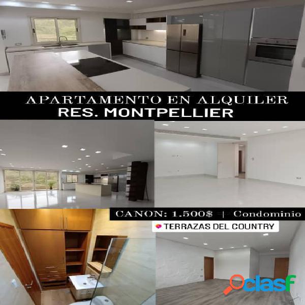 Apartamento en Terrazas del Country en Res Montpellier