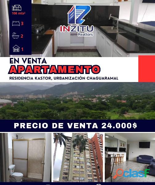 Apartamento Residencias kastor urbanización chaguaramal