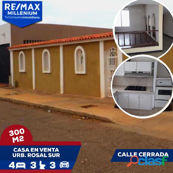 Casa En Venta Urb. Rosal Sur. Remax Millenium