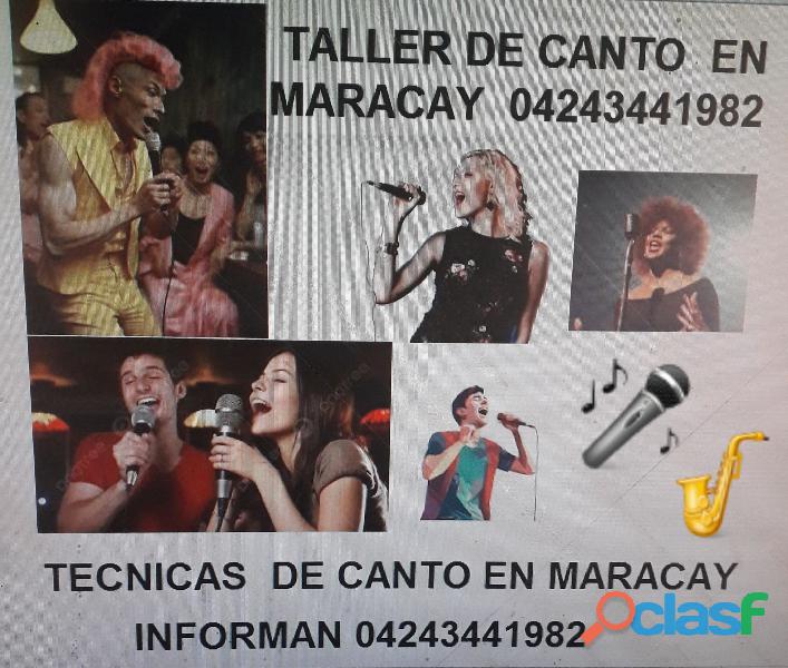 Taller de canto en Maracay tecnicas para cantar