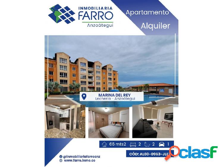 ALQUILER APARTAMENTO C.R. MARINA DEL REY LECHERIA