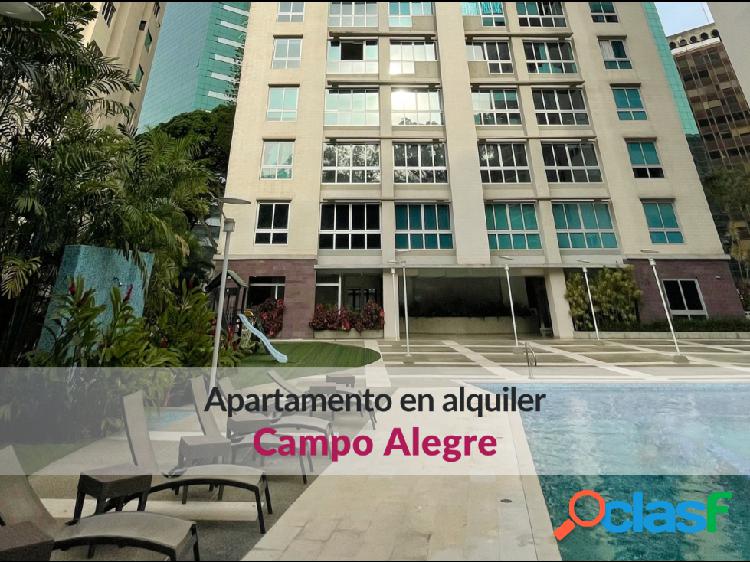 Apartamento en alquiler en Campo Alegre con bella vista y