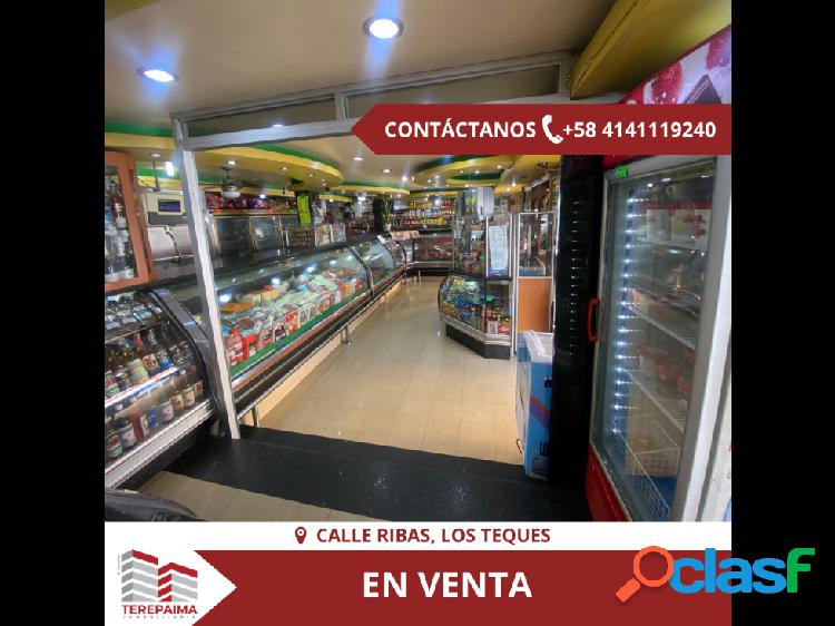 Bodegón En Venta, En Los Teques, Calle Ribas.