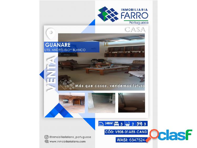 CASA EN LA URB ANDRES ELOY BLANCO VE08-01AEB-CAND