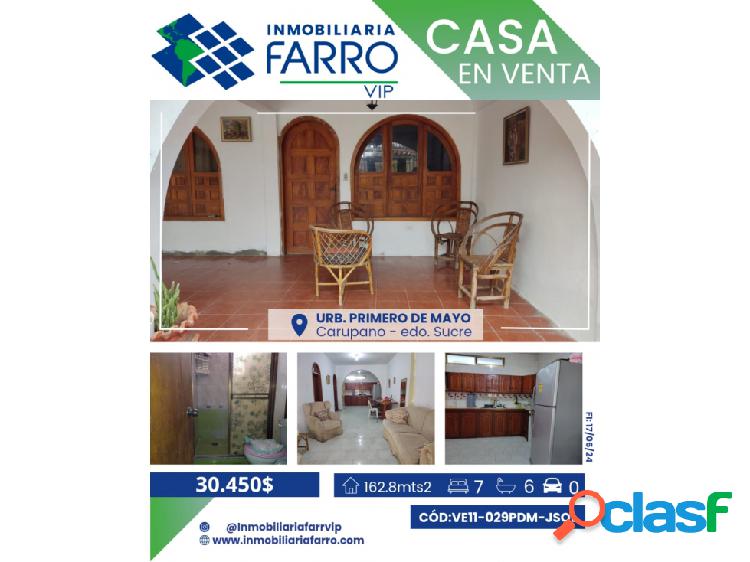 CASA EN PRIMERO DE MAYO / VE11-029PDM-JSOL