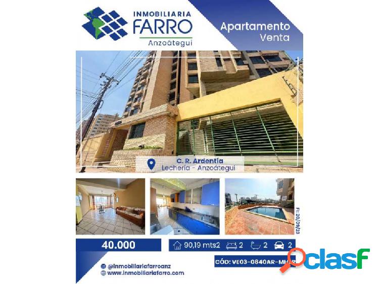 EN VENTA APARTAMENTO EN LECHERIA ARDENTIA VE03-0840AL-MPEC