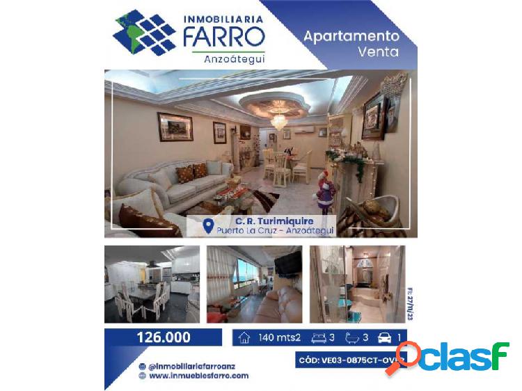 EN VENTA APARTAMENTO EN TURIMIQUIRE VE03-0875CT-OVER