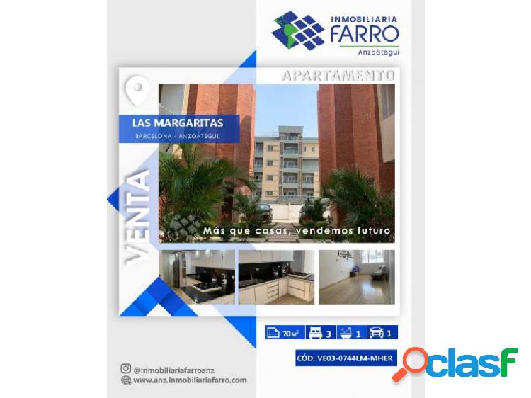 EN VENTA APARTAMENTO UBICADO EN CR LAS MARGARITAS