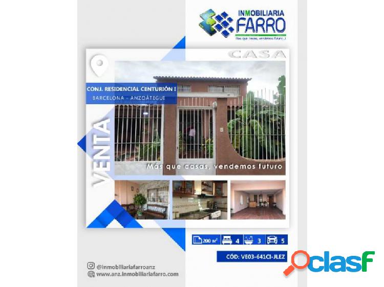 EN VENTA CASA UBICADA EN EL CONJUNTO RESID CENTURIÓN I