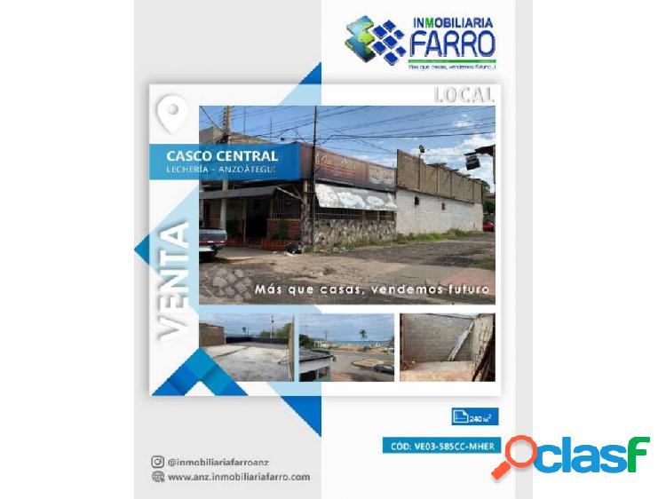 EN VENTA LOCAL UBICADO EN CASCO CENTRAL LECHERIA