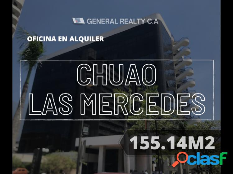 Oficina En Alquiler Chuao-las Mercedes 155,14 M2