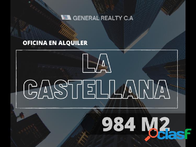 Oficina en Alquiler La Castellana 984 M2