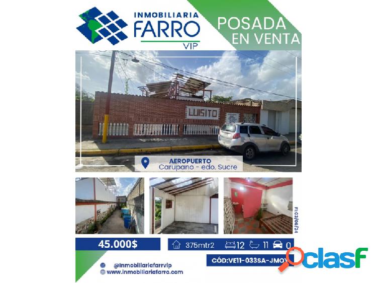 POSADA EN VENTA / VE11-033SA-JMOY