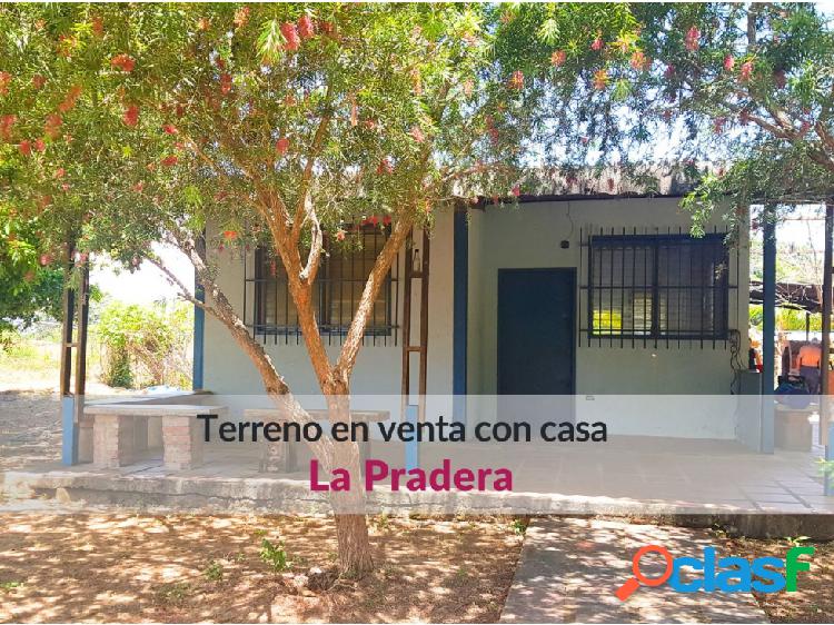 Parcela urbanismo campestre en venta con casa en La Pradera