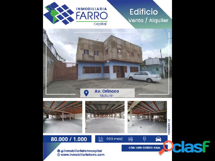 SE VENDE / ALQUILA EDIFICIO AV.ORINOCO VE11-0001ZC-RSAL