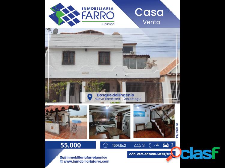 SE VENDE CASA EN NUEVA BARCELONA - ANZOATEGUI