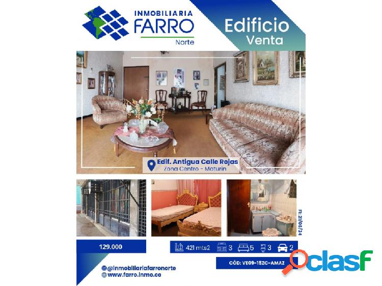 SE VENDE EDIF. RESIDENCIAL/COMERCIAL ZONA CÉNTRICA -